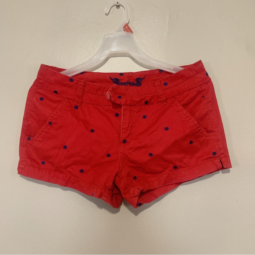 Red shorts